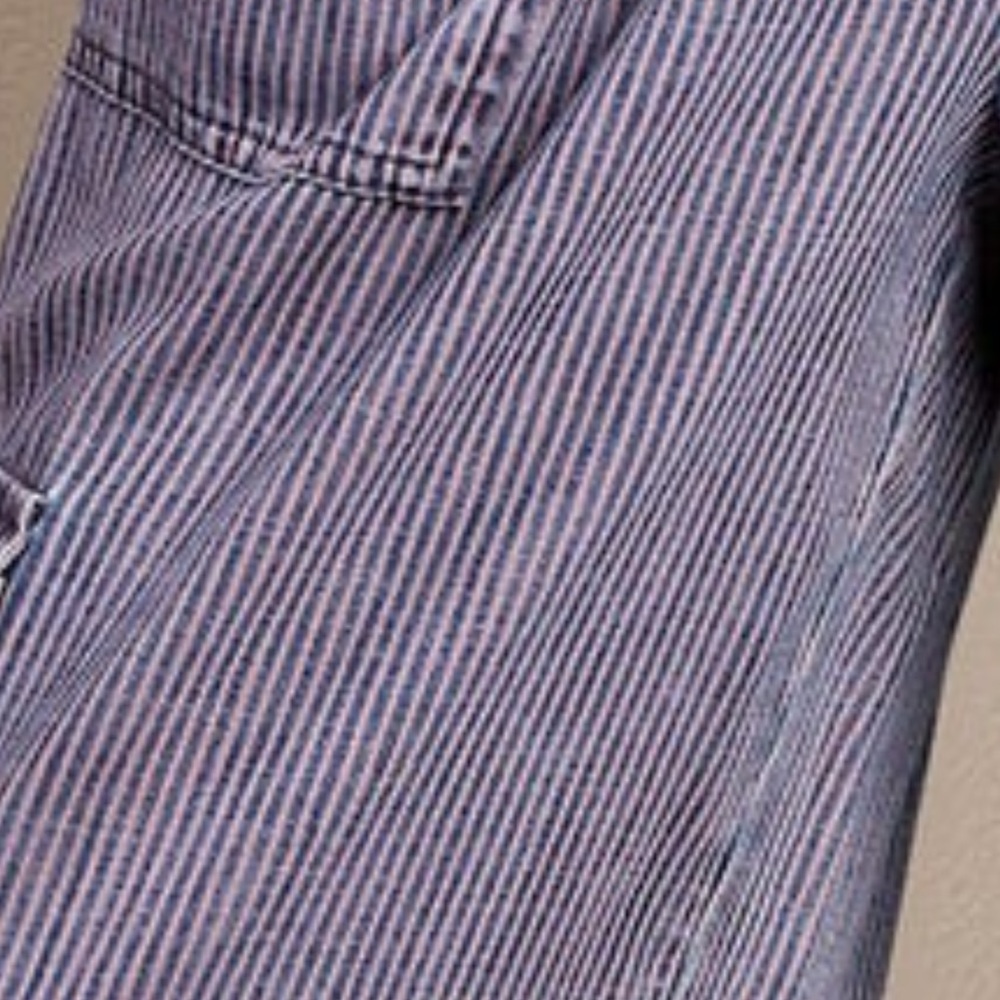 Super Soft Billy T Railroad Stripe cargo pants pink blue stripe size Med - Picture 4 of 9